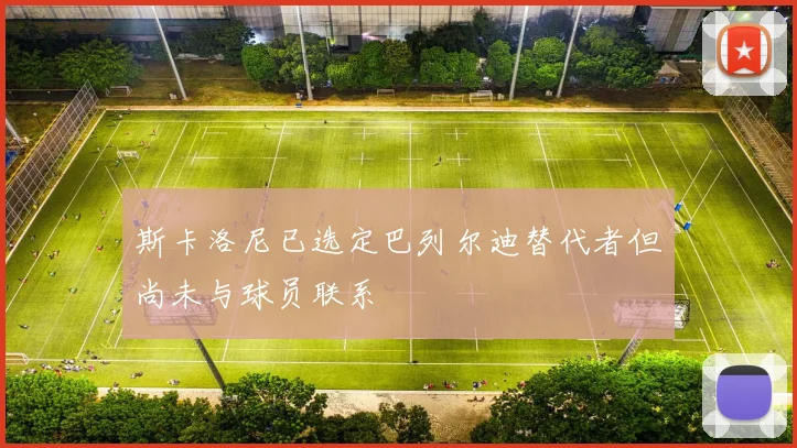 斯卡洛尼已选定巴列尔迪替代者但尚未与球员联系