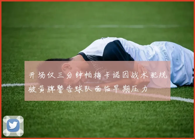 开场仅三分钟帕梅卡诺因战术犯规被黄牌警告球队面临早期压力